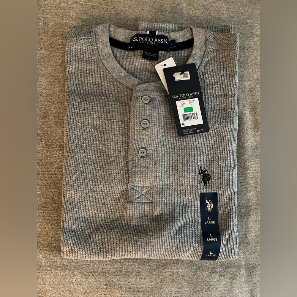 Polo Long Sleeve - Waffle Knit